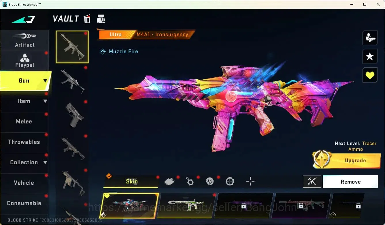 Blood Strike Accounts ASIA | L50 Master IV|1 ETERNAL: Desert Eagle|1 7DS image 5