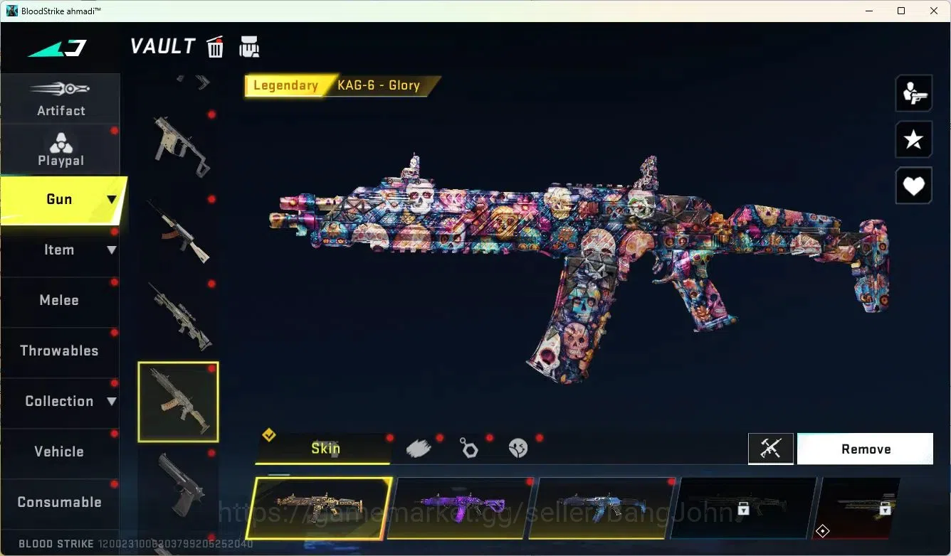 Blood Strike Accounts ASIA | L50 Master IV|1 ETERNAL: Desert Eagle|1 7DS image 6