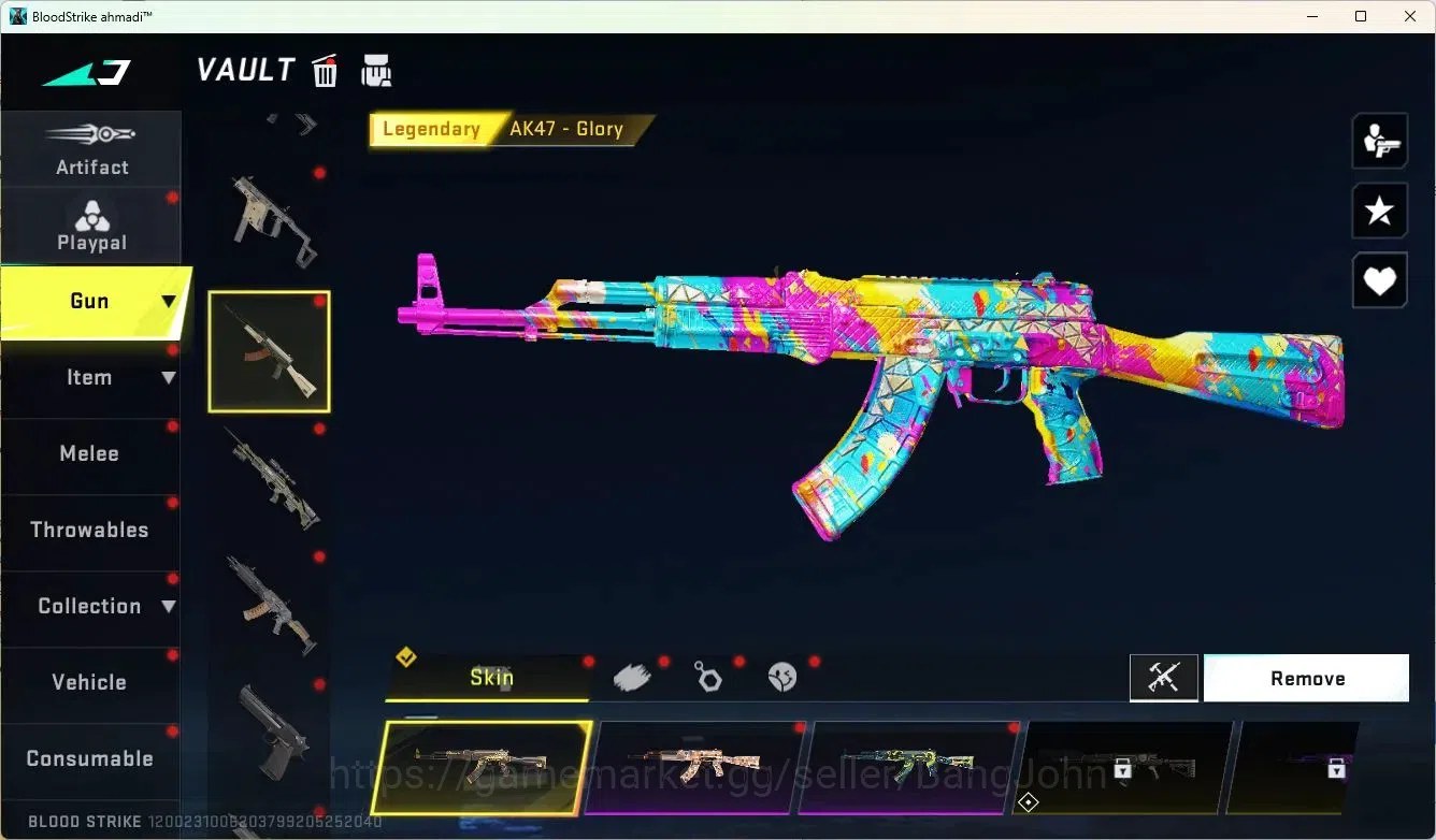 Blood Strike Accounts ASIA | L50 Master IV|1 ETERNAL: Desert Eagle|1 7DS image 7