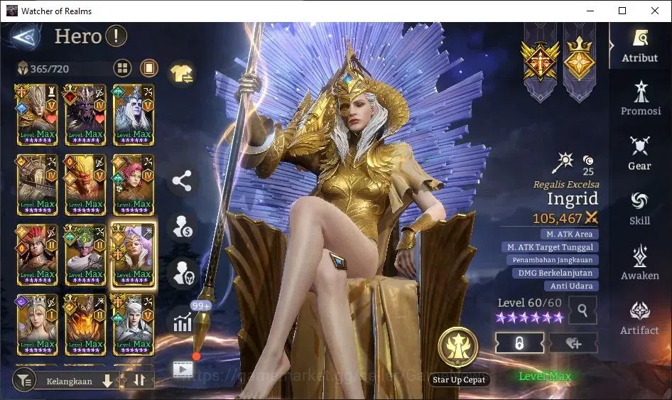Watcher of Realms Accounts GLOBAL 60x|14M PWR|15 Lord[LadyAlexA5,Ingrid,Prate image 10
