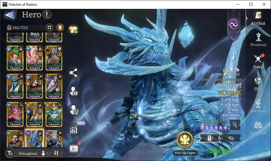 Watcher of Realms Accounts GLOBAL 60x|14M PWR|15 Lord[LadyAlexA5,Ingrid,Prate image 19