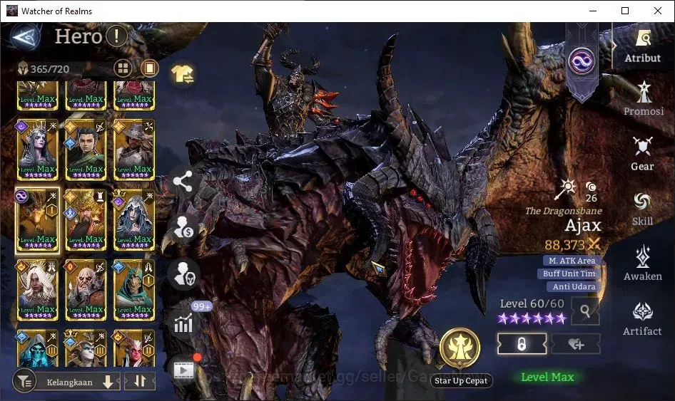 Watcher of Realms Accounts GLOBAL 60x|14M PWR|15 Lord[LadyAlexA5,Ingrid,Prate image 20