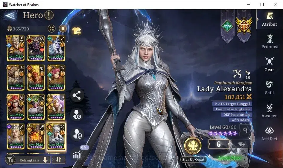 Watcher of Realms Accounts GLOBAL 60x|14M PWR|15 Lord[LadyAlexA5,Ingrid,Prate image 9