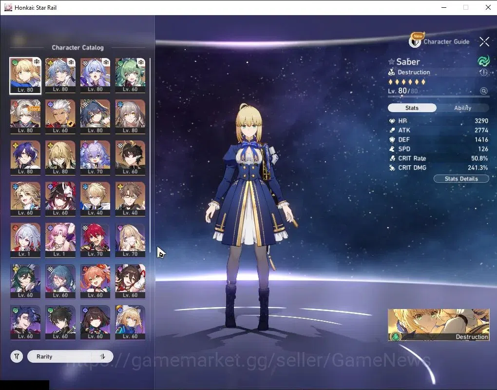 Honkai Star Rail Accounts Others Asia|TL 66|Premium HyperCarry|9,8K SJ|12 Limited|(Sunday 4