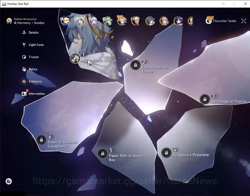 Honkai Star Rail Accounts Others Asia|TL 66|Premium HyperCarry|9,8K SJ|12 Limited|(Sunday 5