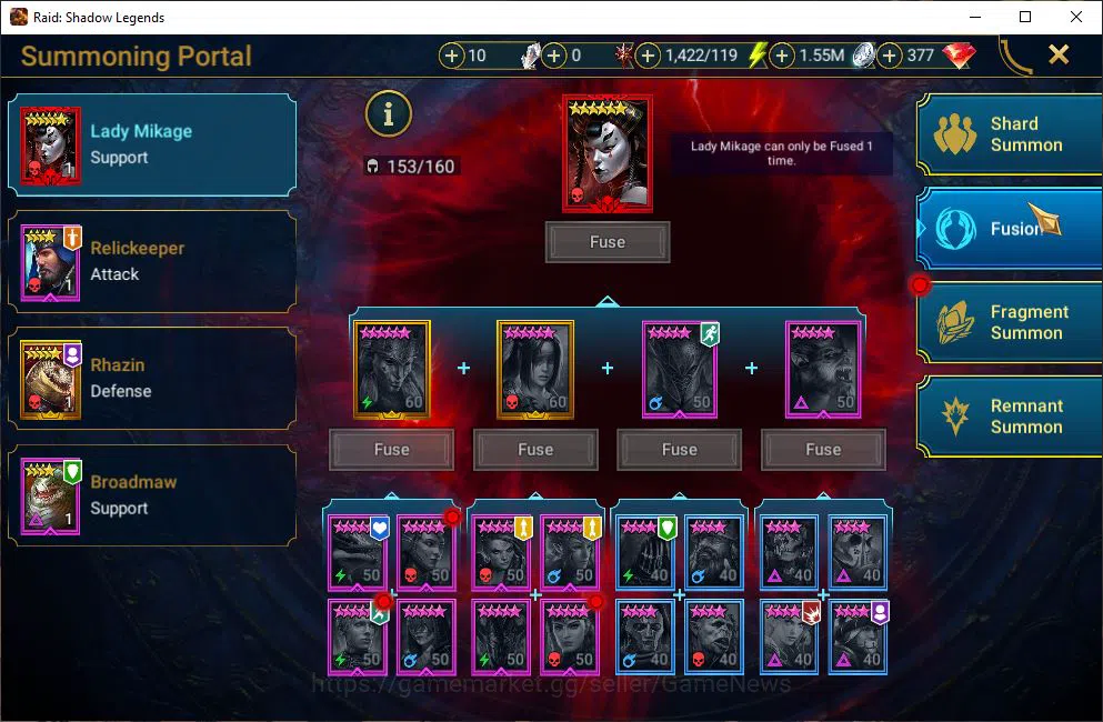 Raid: Shadow Legends Accounts Lv49 508K Power|2 Mythical (Lady Mikage,Aphidus)|1 image 18