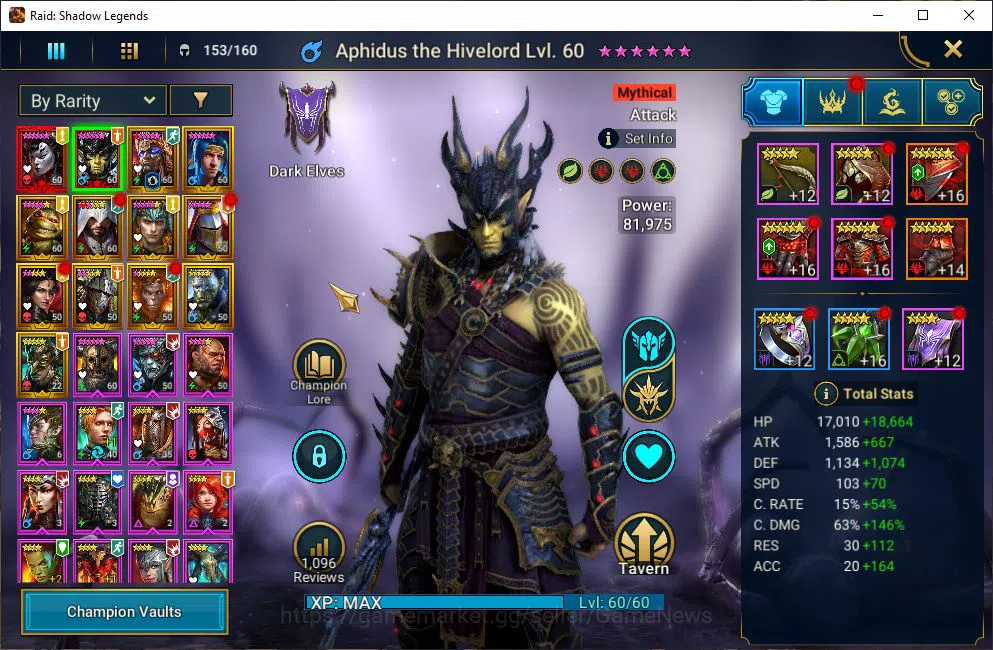 Raid: Shadow Legends Accounts Lv49 508K Power|2 Mythical (Lady Mikage,Aphidus)|1 image 5