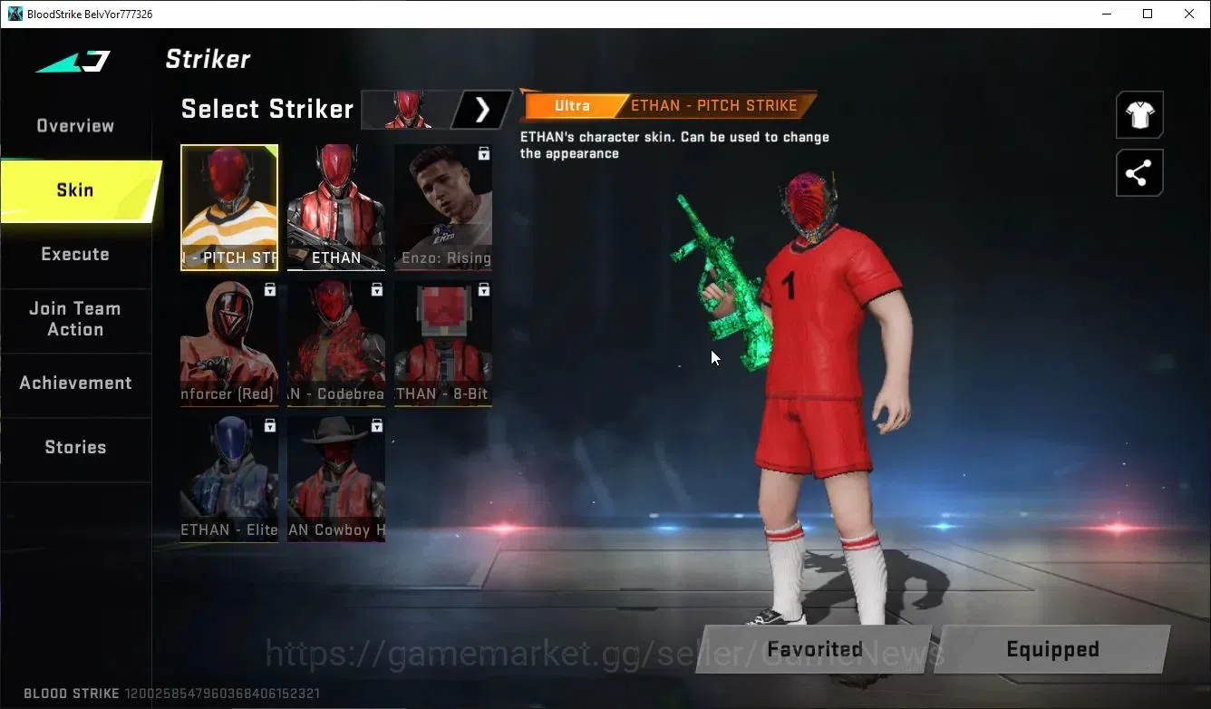 Blood Strike Accounts ASIA| STARTER 1 ULTRA ETHAN-PITCH STRIKE+ 2 LEGEND image 3