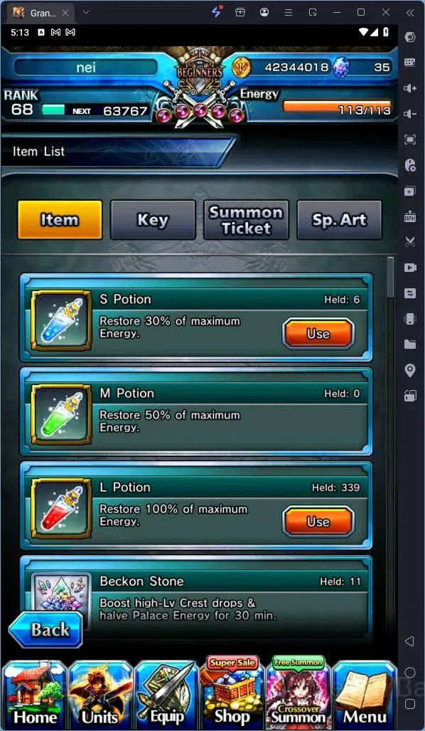 Grand Summoners Accounts Global|Rank 68|Houka Inumuta Lv93 TW,Summer Miyu L image 12