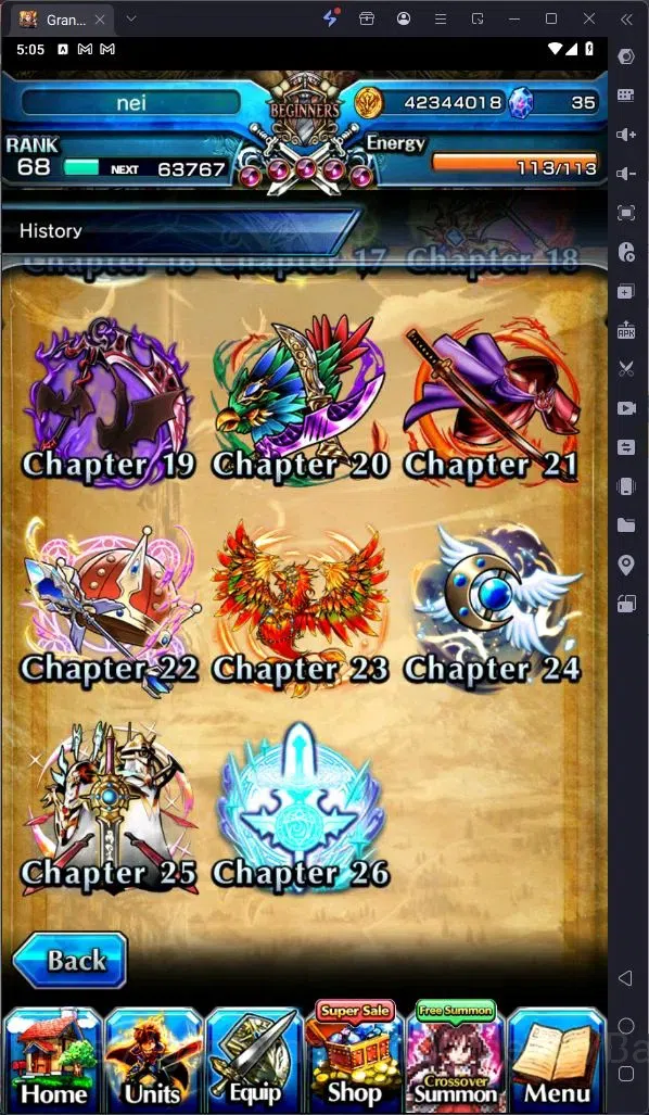 Grand Summoners Accounts Global|Rank 68|Houka Inumuta Lv93 TW,Summer Miyu L image 7