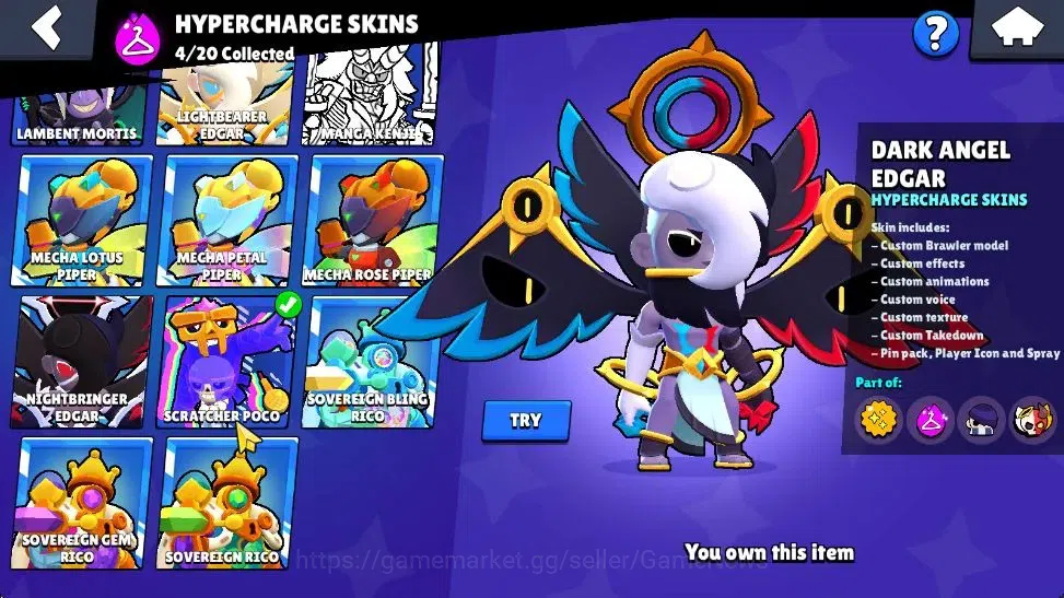 Brawl Stars Accounts 11K Trophy|27K Bling 302 Gem|57 Brawler 5 Max Lvl| image 14
