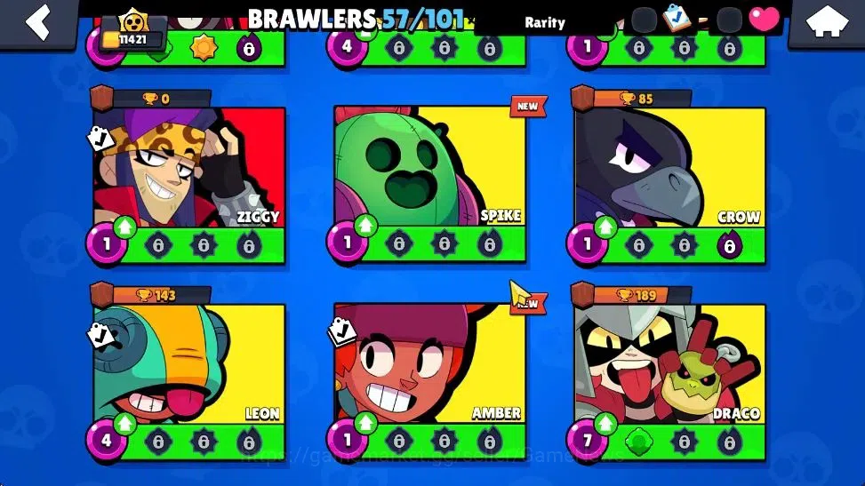 Brawl Stars Accounts 11K Trophy|27K Bling 302 Gem|57 Brawler 5 Max Lvl| image 6