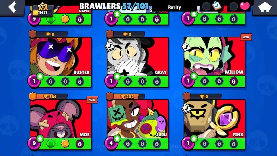 Brawl Stars Accounts 11K Trophy|27K Bling 302 Gem|57 Brawler 5 Max Lvl| image 7