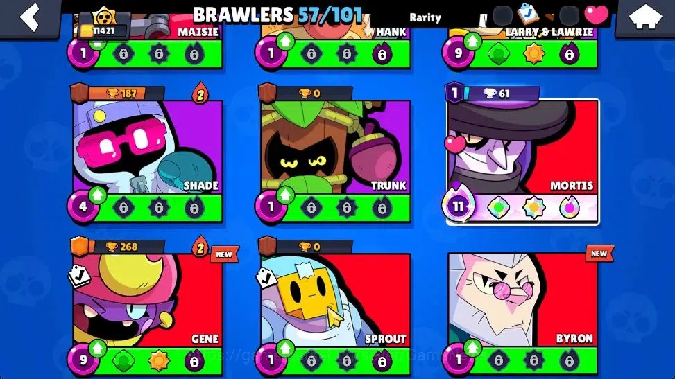 Brawl Stars Accounts 11K Trophy|27K Bling 302 Gem|57 Brawler 5 Max Lvl| image 8