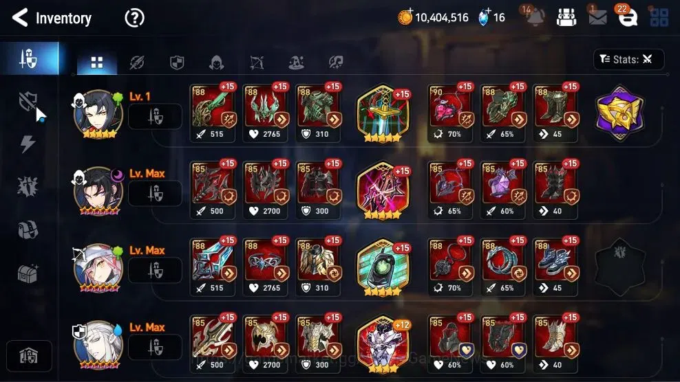 Epic Seven Accounts High-End GLOBAL UnVerif|8 ML(SN Yulha,EIlynav,Sage Ball&Sezan,DCorvus,etc)+Ab Fumyr,Setsuka,etc|PoH 18