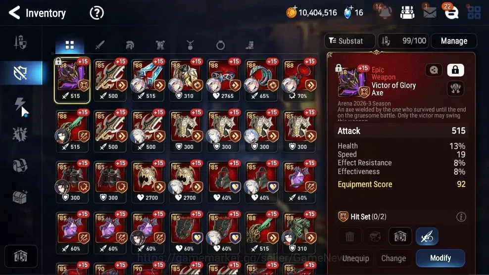 Epic Seven Accounts High-End GLOBAL UnVerif|8 ML(SN Yulha,EIlynav,Sage Ball&Sezan,DCorvus,etc)+Ab Fumyr,Setsuka,etc|PoH 19