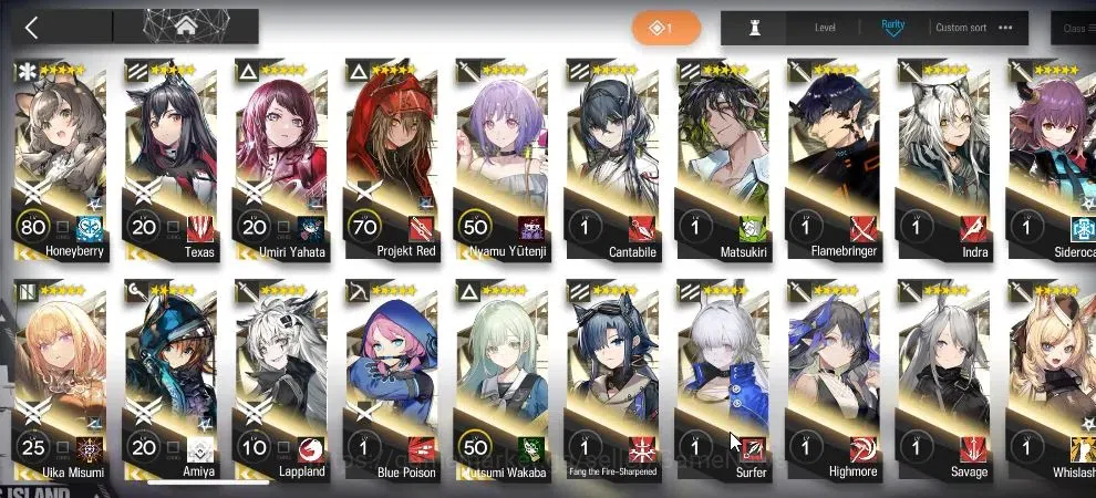 Arknights Accounts High-End Lv 66|162 Op+11 Outfits|26,3K Orun|4 Limited+Collab AVE| Sakiko Togawa, Muelsyse, ETNC, STR 5