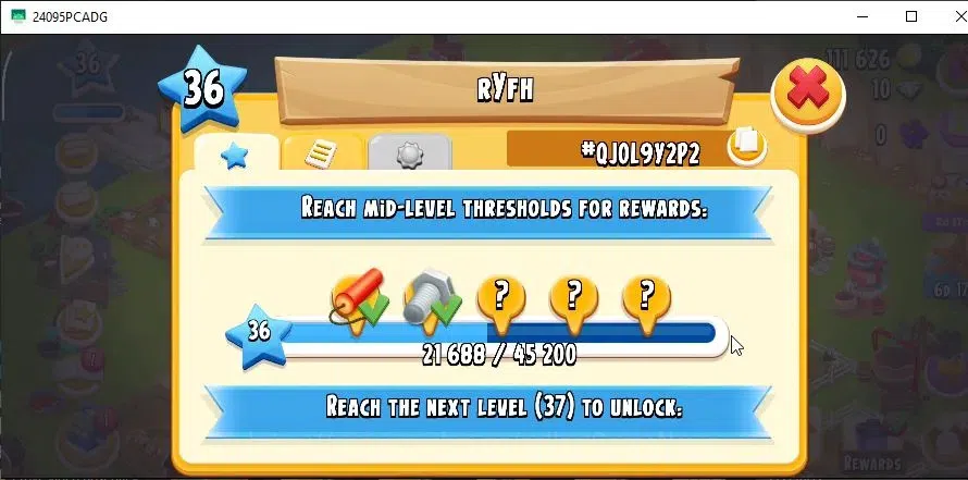 Hay Day Accounts Level 36 | Barn Storage 1000 + Silo Storage 500 | 111,6k Coins,10 Dm |CN ON|Log Supercell ID|Take 10