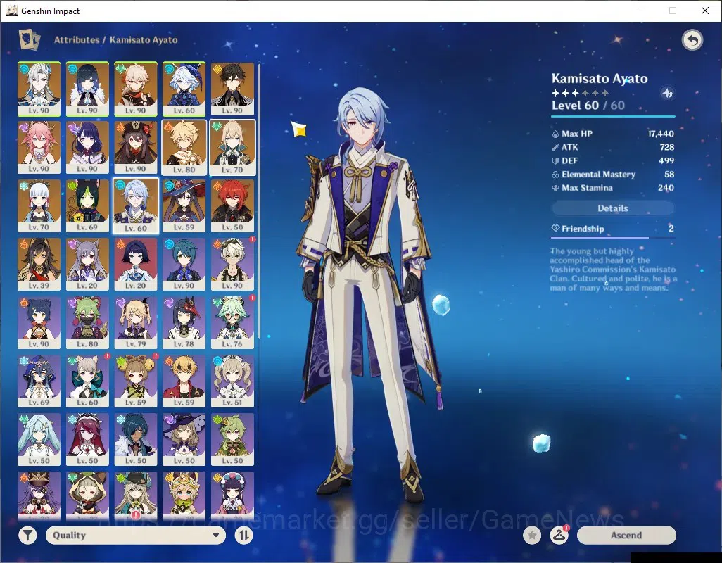 Genshin Impact Accounts ASIA|AR 50|10 Limited + 3 (*5Weapon)|Neuvil,Furina image 12