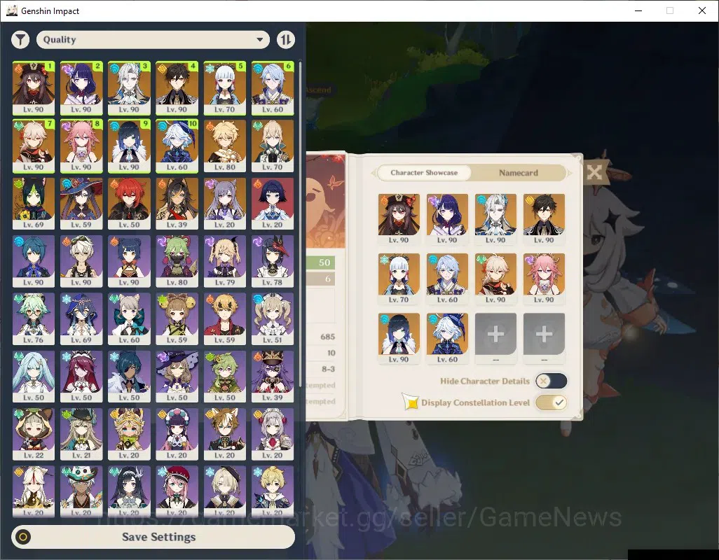 Genshin Impact Accounts ASIA|AR 50|10 Limited + 3 (*5Weapon)|Neuvil,Furina image 2