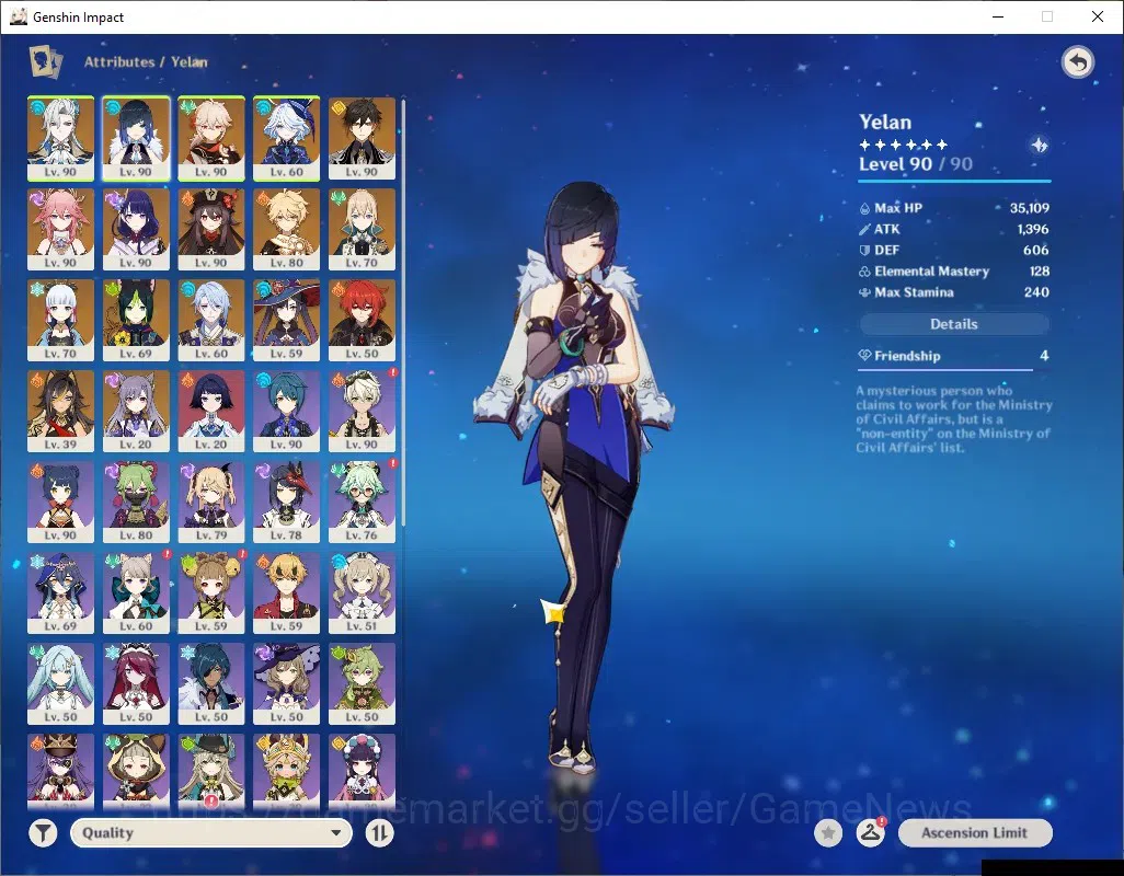 Genshin Impact Accounts ASIA|AR 50|10 Limited + 3 (*5Weapon)|Neuvil,Furina image 3
