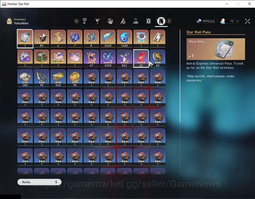 Honkai Star Rail Accounts Others Asia|Free GI|TL 69|16 Limited|SW999,YaoGuang,Sparxie,Cyrene,Tribbie,Dahlia,Huohuo,Luocha 13