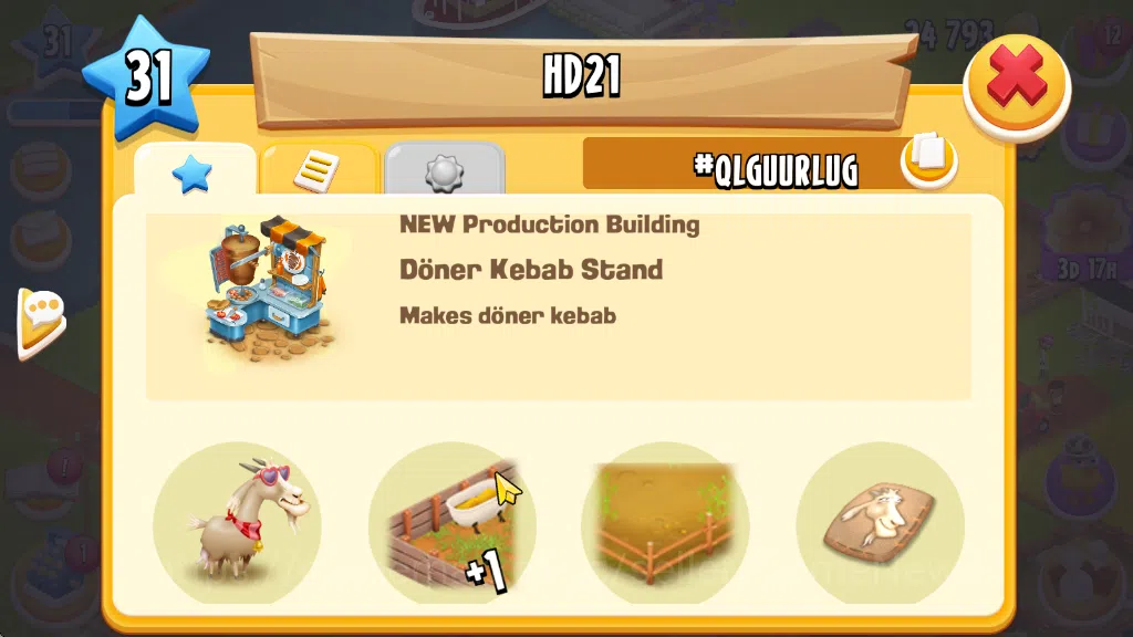 Hay Day Accounts Lvl 33 | Barn Storage 1050 - Silo Storage 525 | 24 image 6