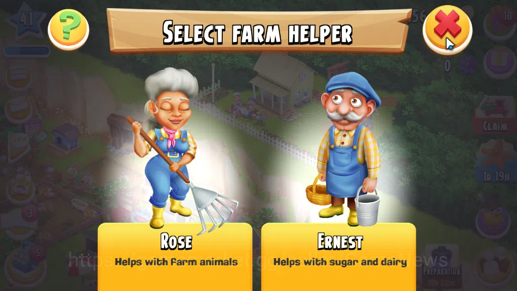 Hay Day Accounts Level 41 | Barn Storage 1050 + Silo Storage 625 | 456k Coins, 53 Diamonds |CN ON|Log Supercell ID|Take 17