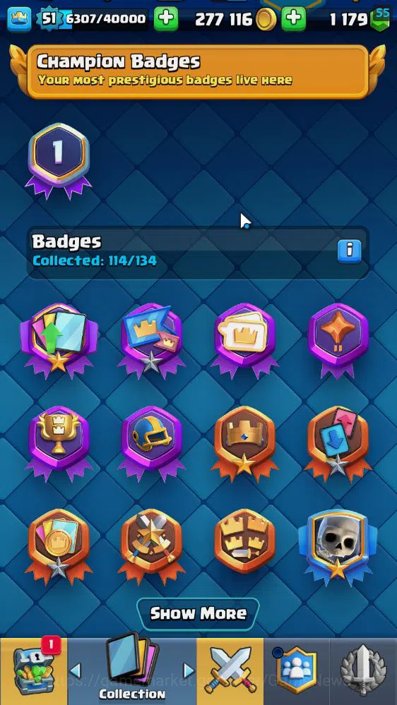 Clash Royale Accounts Lv 51|Trophy 9092|KTL 14|Limited Skin|Card 121|Wil image 18