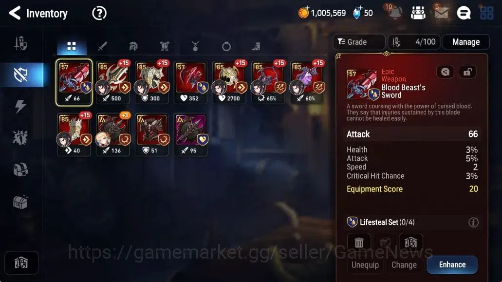 Epic Seven Accounts Global|Unverif|NewEra|3 ML(Sod Diene,Ambitious Tyw image 13