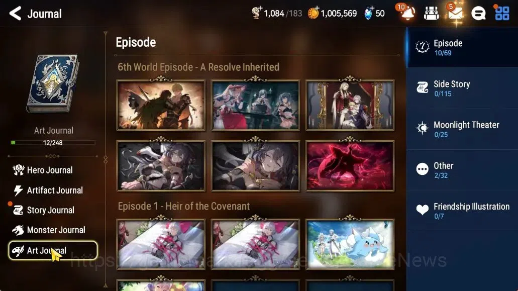 Epic Seven Accounts Global|Unverif|NewEra|3 ML(Sod Diene,Ambitious Tyw image 19