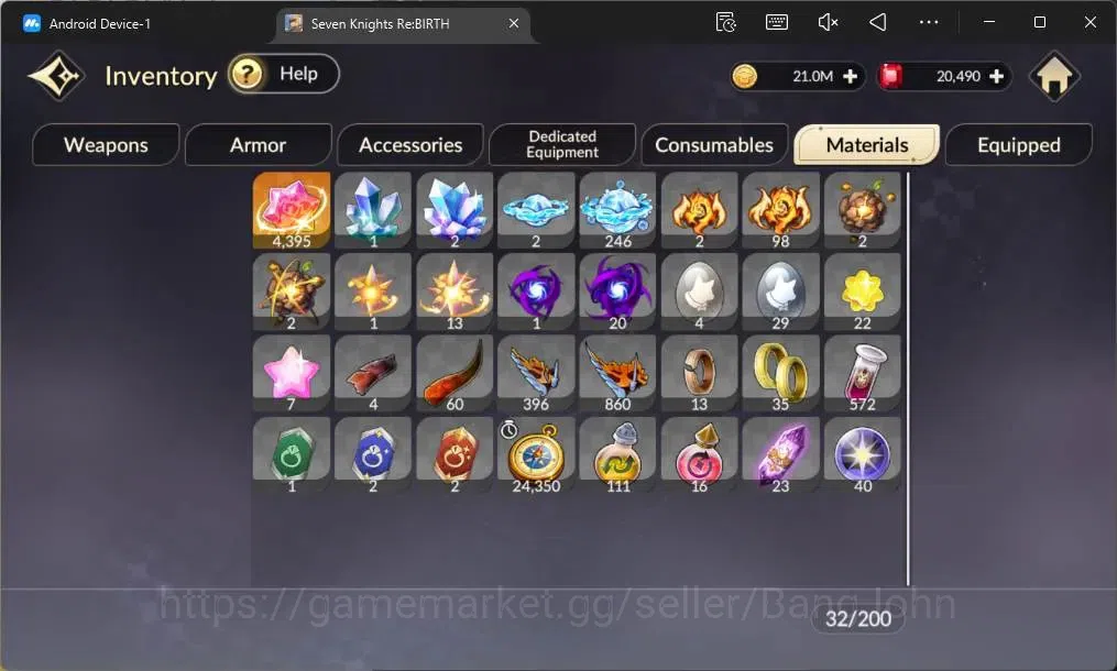 Seven Knights Re:Birth Accounts Global|3 EX7(Fai,Juri,Gelidus)|8 TC6 Dellons,Ryan, image 11