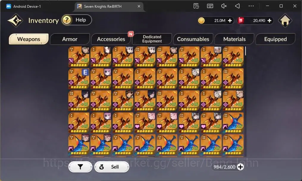 Seven Knights Re:Birth Accounts Global|3 EX7(Fai,Juri,Gelidus)|8 TC6 Dellons,Ryan, image 6