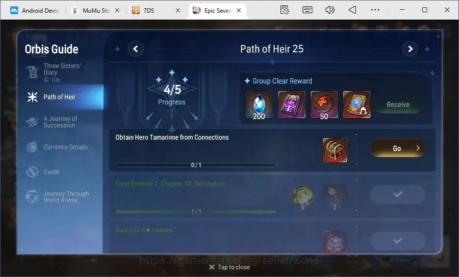 Epic Seven Accounts Global|15ML|Arby, LQC, Belian, C.Lilias + 11 other image 11