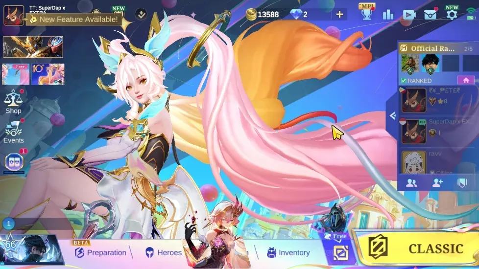 Mobile Legends: Bang Bang Accounts Others Hero 111|Skins 186|3 Create(Odette,Luo Yi,Kadita),2 LBorn(Fanny,Granger),2 1
