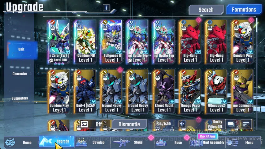 SD Gundam G Generation ETERNAL Accounts Global Rank 1 | 42k Diamond, 5 UR Gundam, Wing Gundam Zero MLB, 00 Raiser Final 3