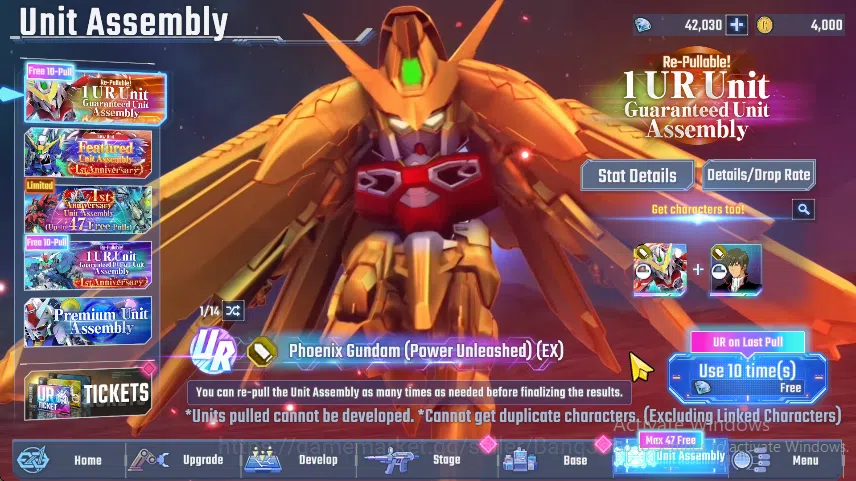 SD Gundam G Generation ETERNAL Accounts Global Rank 1 | 42k Diamond, 5 UR Gundam, Wing Gundam Zero MLB, 00 Raiser Final 7