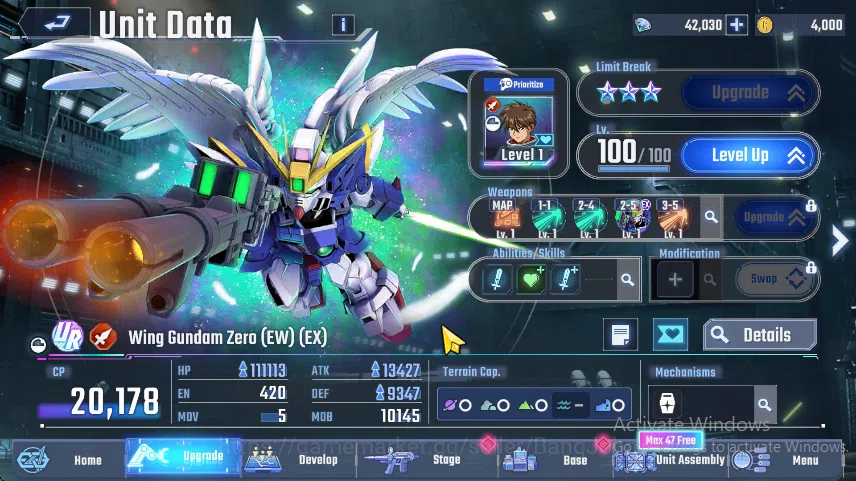 SD Gundam G Generation ETERNAL Accounts Global Rank 1 | 42k Diamond, 5 UR Gundam, Wing Gundam Zero MLB, 00 Raiser Final 8