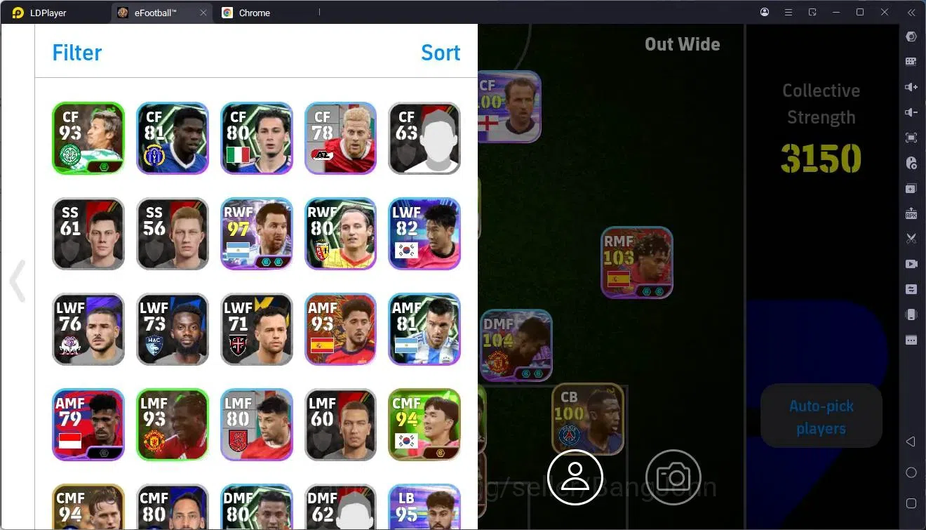 eFootball Accounts Mobile |PW 3150|Epic Toure,Gerrard,Peruzzi,Shevche image 2