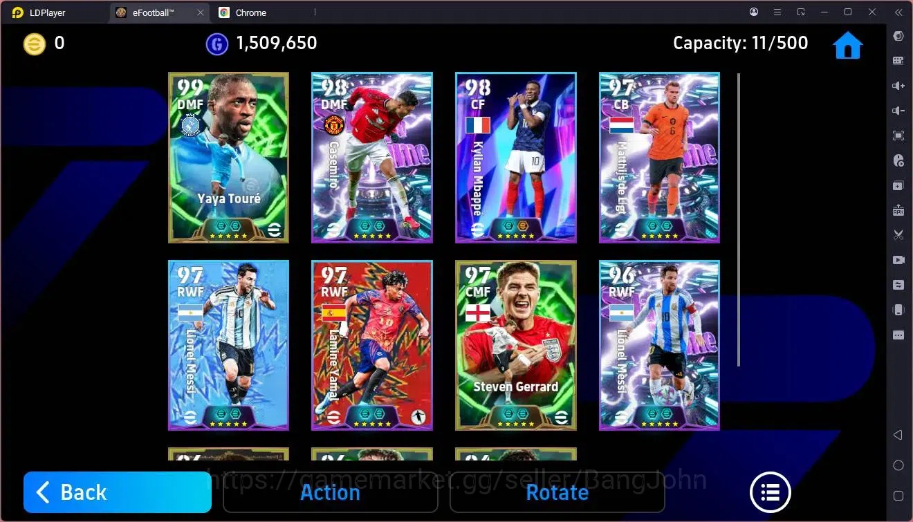 eFootball Accounts Mobile |PW 3150|Epic Toure,Gerrard,Peruzzi,Shevche image 4