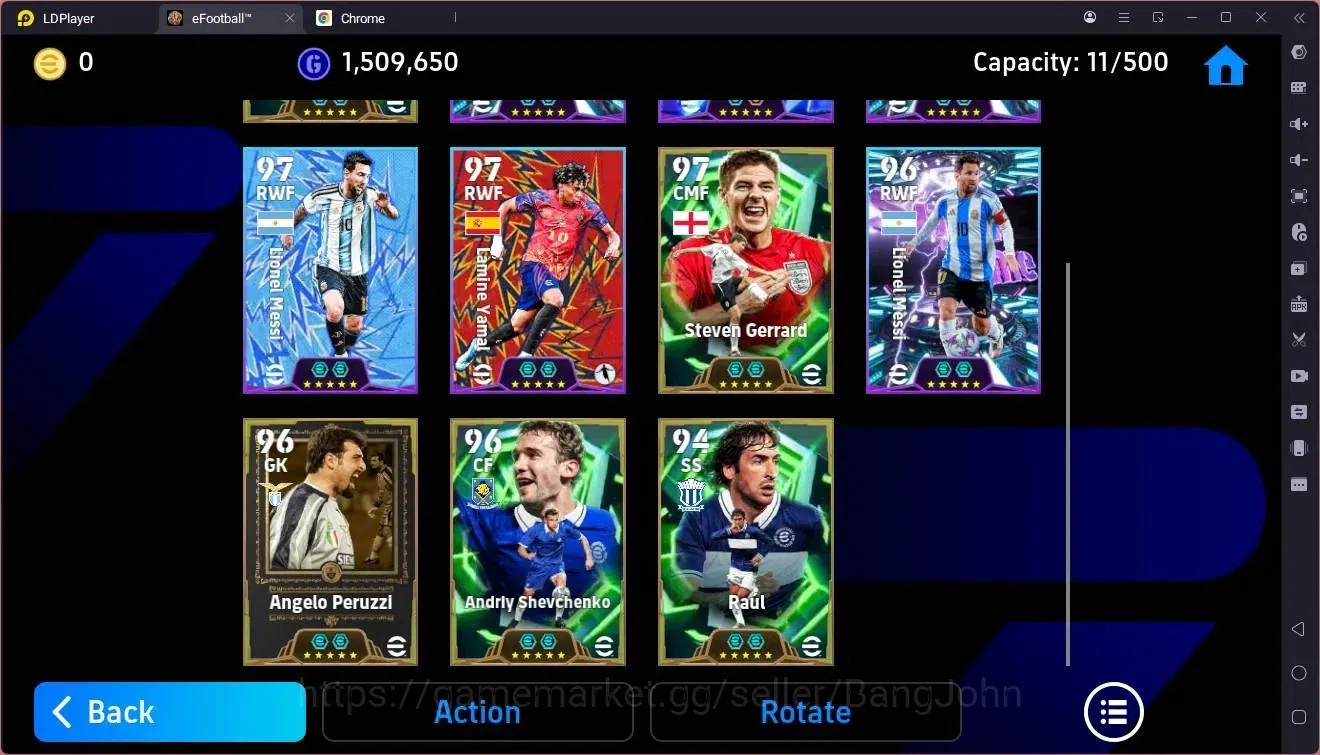 eFootball Accounts Mobile |PW 3150|Epic Toure,Gerrard,Peruzzi,Shevche image 5