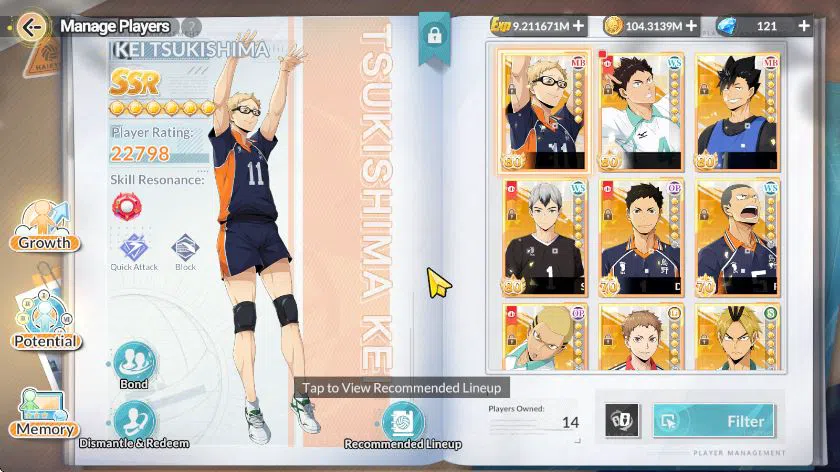 HAIKYU!! FLY HIGH Accounts SEA Lv60|6 SP (Akira,Kuroo,Tsukishima,Aone,Nishino image 20