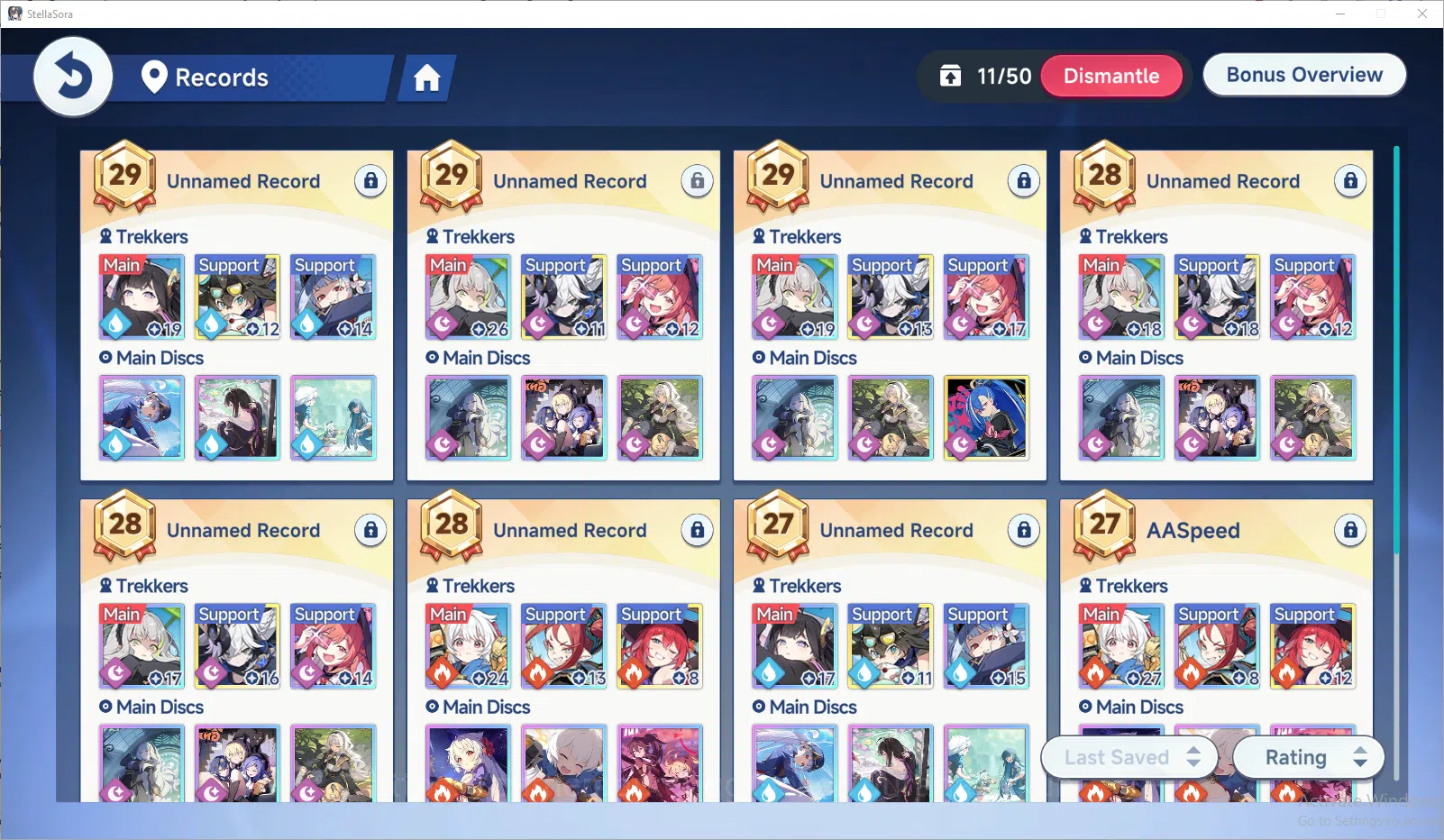 Stella Sora Accounts GLOBAL Lv32| 4.6k SDust| 11 SSR 4 Limit (Chitose,F image 3