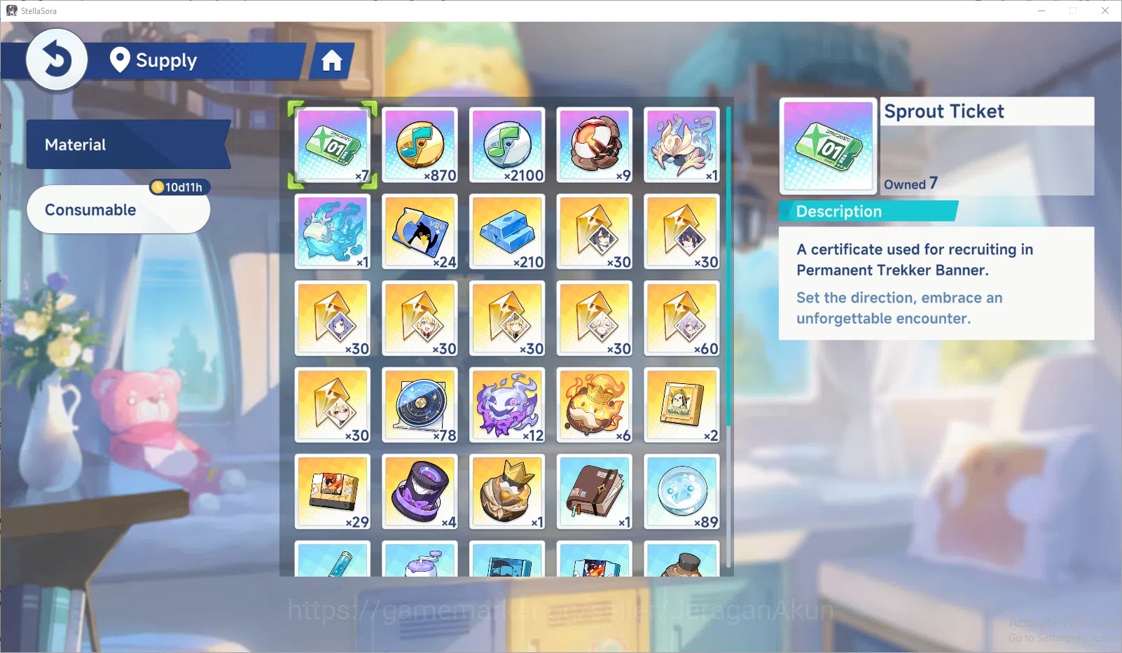 Stella Sora Accounts GLOBAL Lv32| 4.6k SDust| 11 SSR 4 Limit (Chitose,F image 5