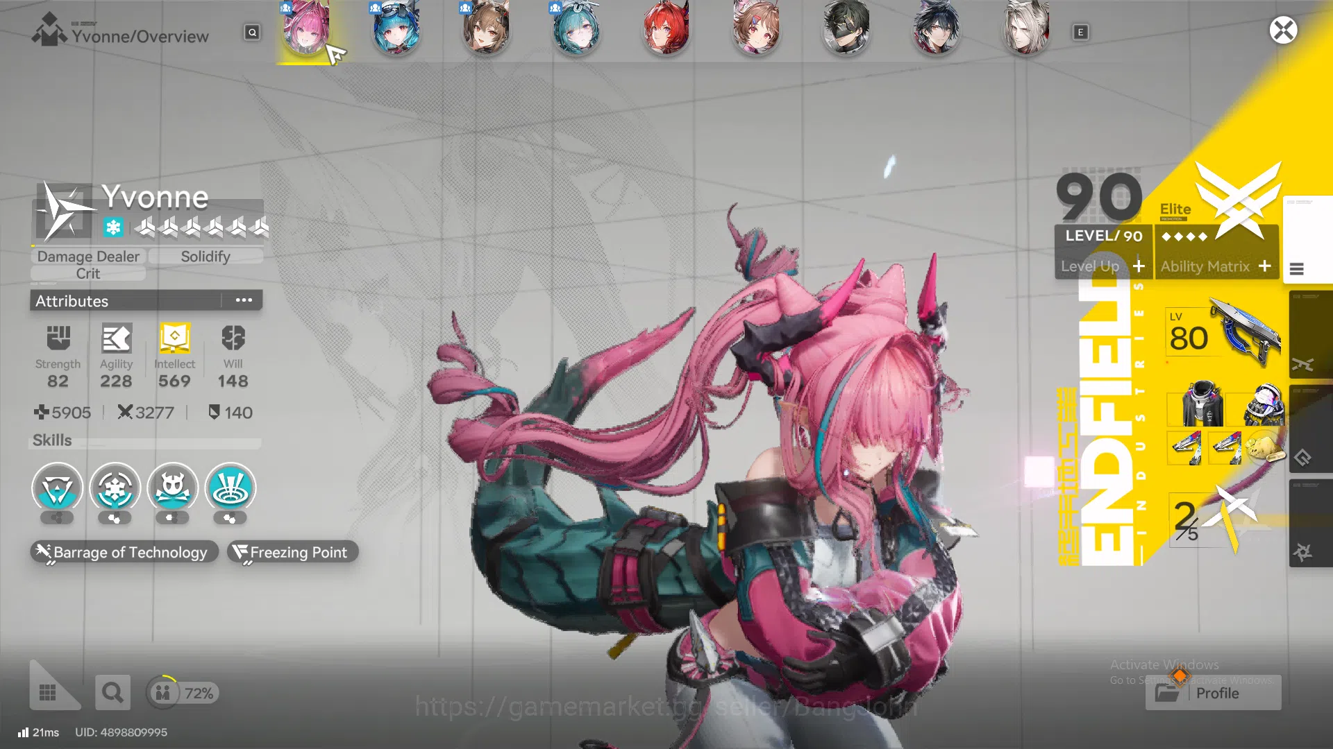 Arknights: Endfield Accounts ASIA | Mid Game | 3LIMIT+2 SIGN| Laevatain +Sign,Gilberta P2 + Sign,Yvonne p2,ardelia AKE143B 2