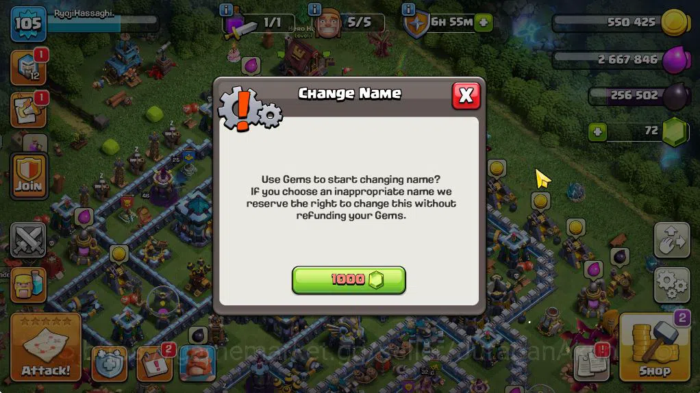 Clash of Clans Accounts Mid-Tier TH 13 - BH 6|Limited Skin|LV 105|HH 7|BK 46,AQ 46,GW 32,MP 43,RC 25|CN OFF|Protect ON|TAKE 7