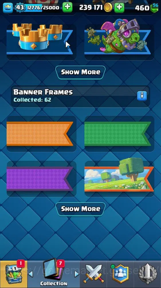 Clash Royale Accounts Lv 43|Trophy 9530|KTL 14|Limited Skin|Card 121|1 H image 17