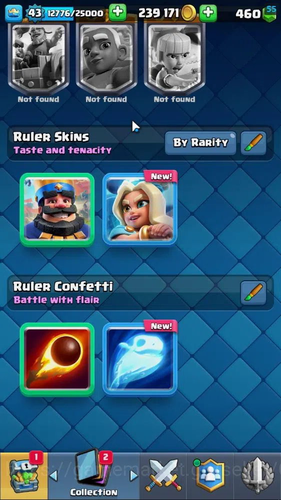 Clash Royale Accounts Lv 43|Trophy 9530|KTL 14|Limited Skin|Card 121|1 H image 20