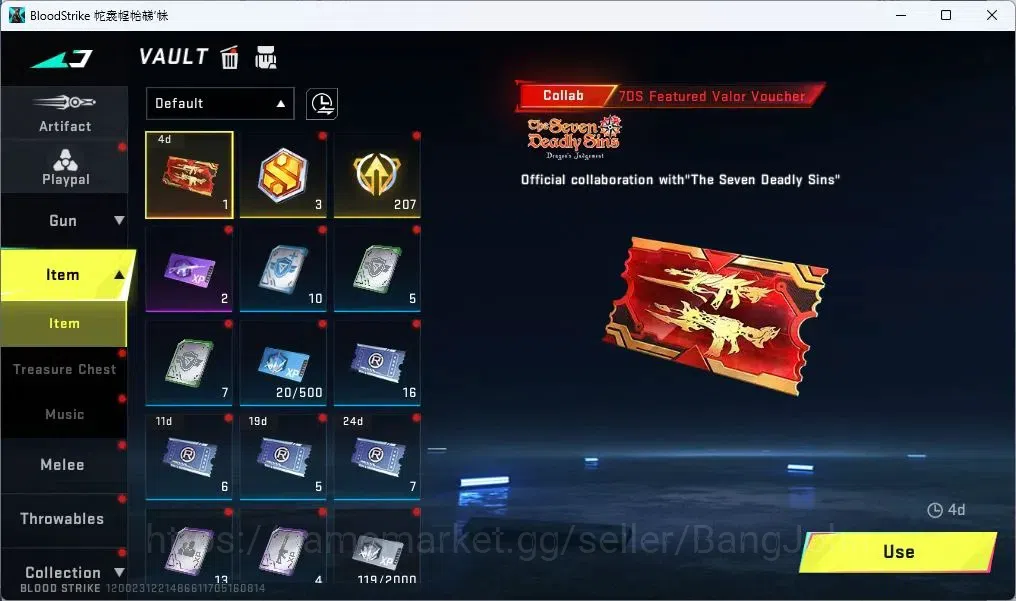 Blood Strike Accounts ASIA | Ultra ETHAN, Ultra M4A1, Limited Butterfly, image 10