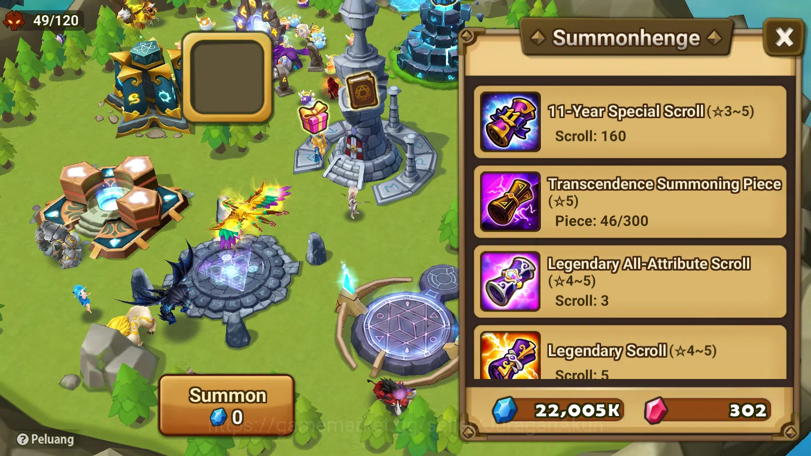Summoners War: Sky Arena Accounts Starter EU|Lv 25|Ready Gacha|160 11 YSC + 3 LAAS + 5 LS + 4 LDS 7 WaterS + 103 MS +|1 2